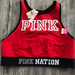 Victoria’s Secret Pink Crop. New w/ tags. Size S